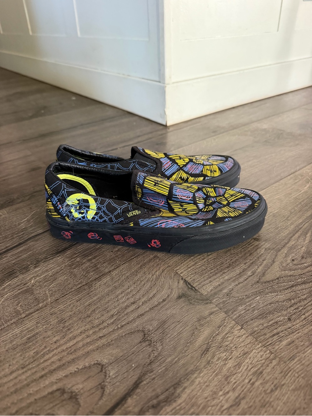 Vans x Disney Nightmare Before Christmas Oogie Boogie Slip On Womens 5.5 M 4